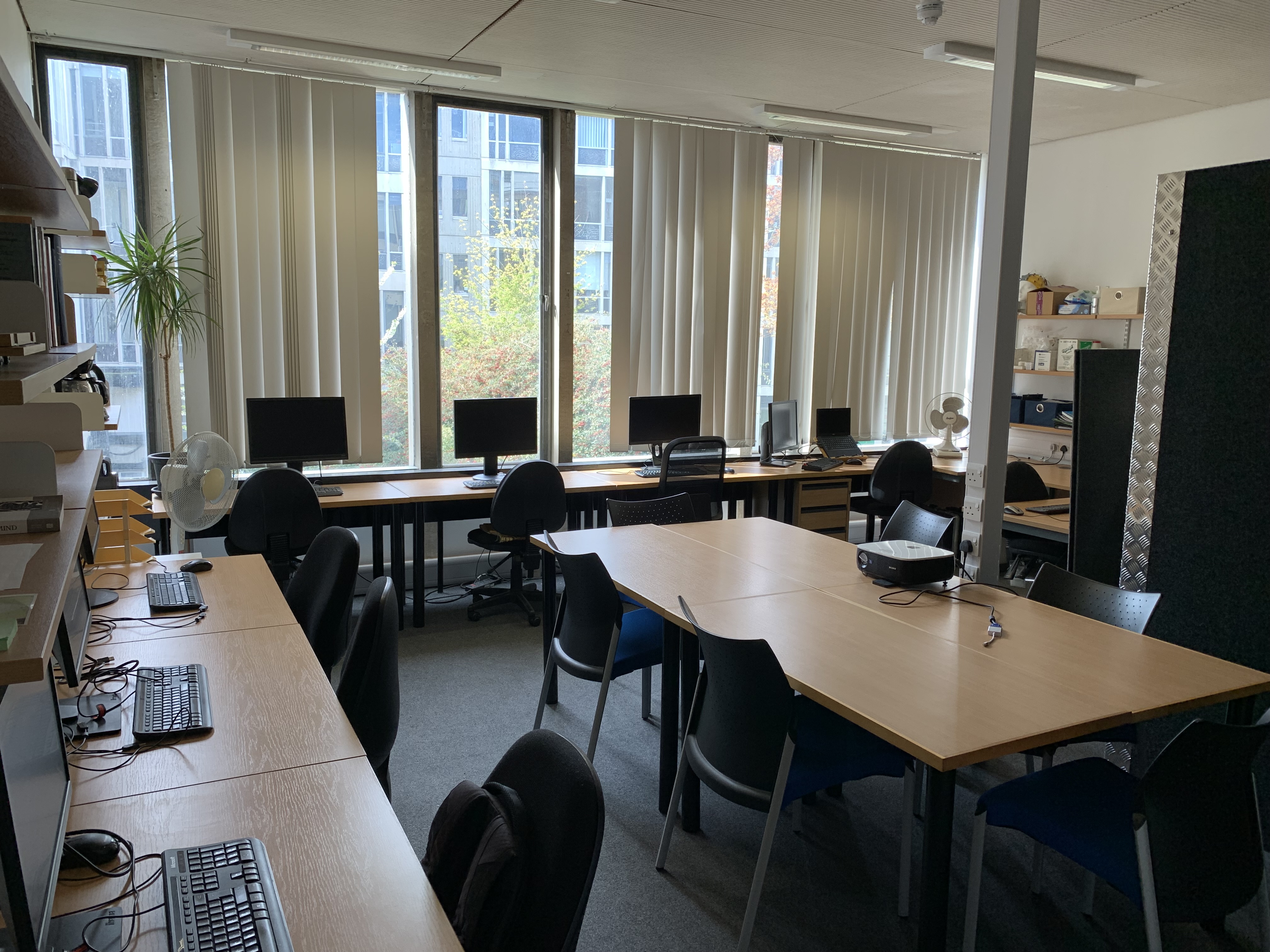 Main view of lab space